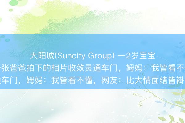 大阳城(Suncity Group) 一2岁宝宝和车钥匙同期被锁车内，凭一张爸爸拍下的相片收效灵通车门，姆妈：我皆看不懂，网友：比大情面绪皆褂讪