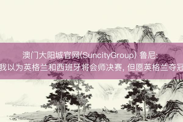 澳门大阳城官网(SuncityGroup) 鲁尼: 我以为英格兰和西班牙将会师决赛， 但愿英格兰夺冠